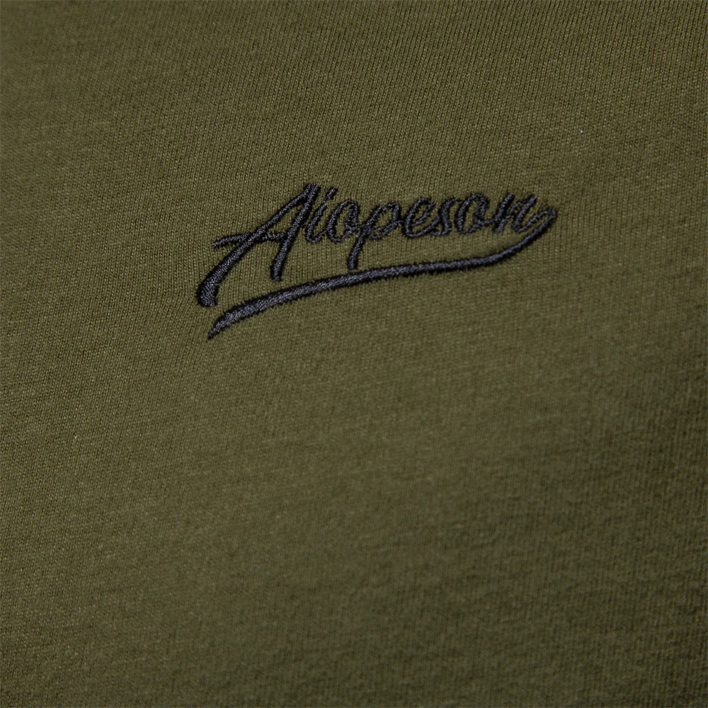 AIOPESON Mens T-shirts 100% Cotton Long Sleeve O-neck Pactwork Casual T shirts for Men Spring er Tees Men Clothing 250409