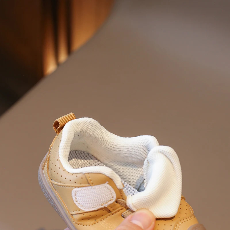 Spring Autumn Girls Boys Casual Shoes Comfortable Baby Toddler Shoes Children Soft Soled Anti Slip Infant First Walkers Shoes 250319