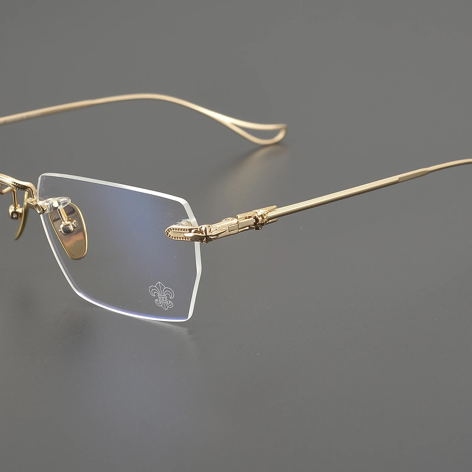 Prescription Glasses Mens Borderless Womens Glasses Frame er Fashion Myopia Reading Glasses 250228