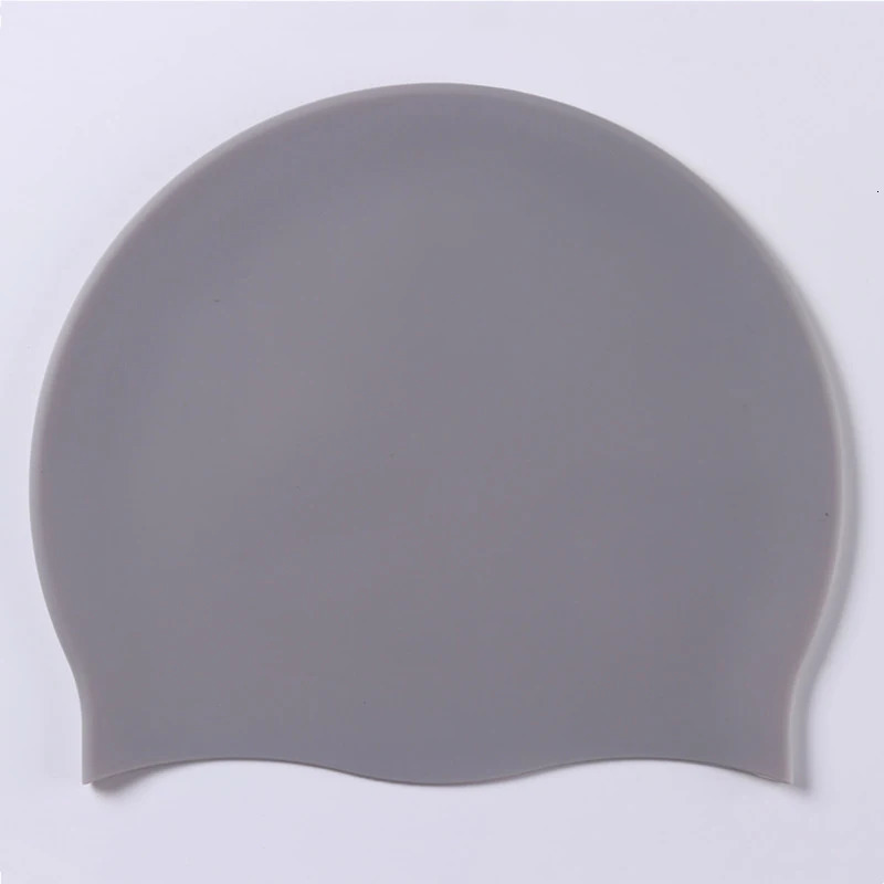 Silicone World Silicone Swimming Cap Men Women Long Hair Waterproof Color Sports High Elastic Adults Swim Pool Hat Diving Hat 250320