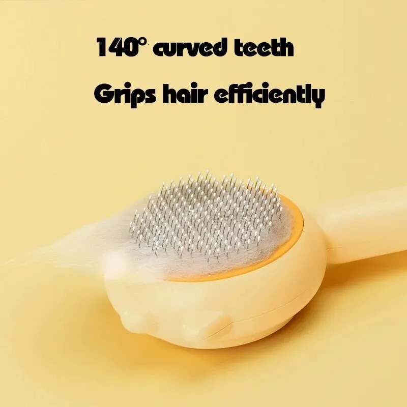 Pet Comb OneKey Hair Removal Cleaning Brush Magic Massage Grooming Needle Scratcher For Cat Dog Care Supplies 250318