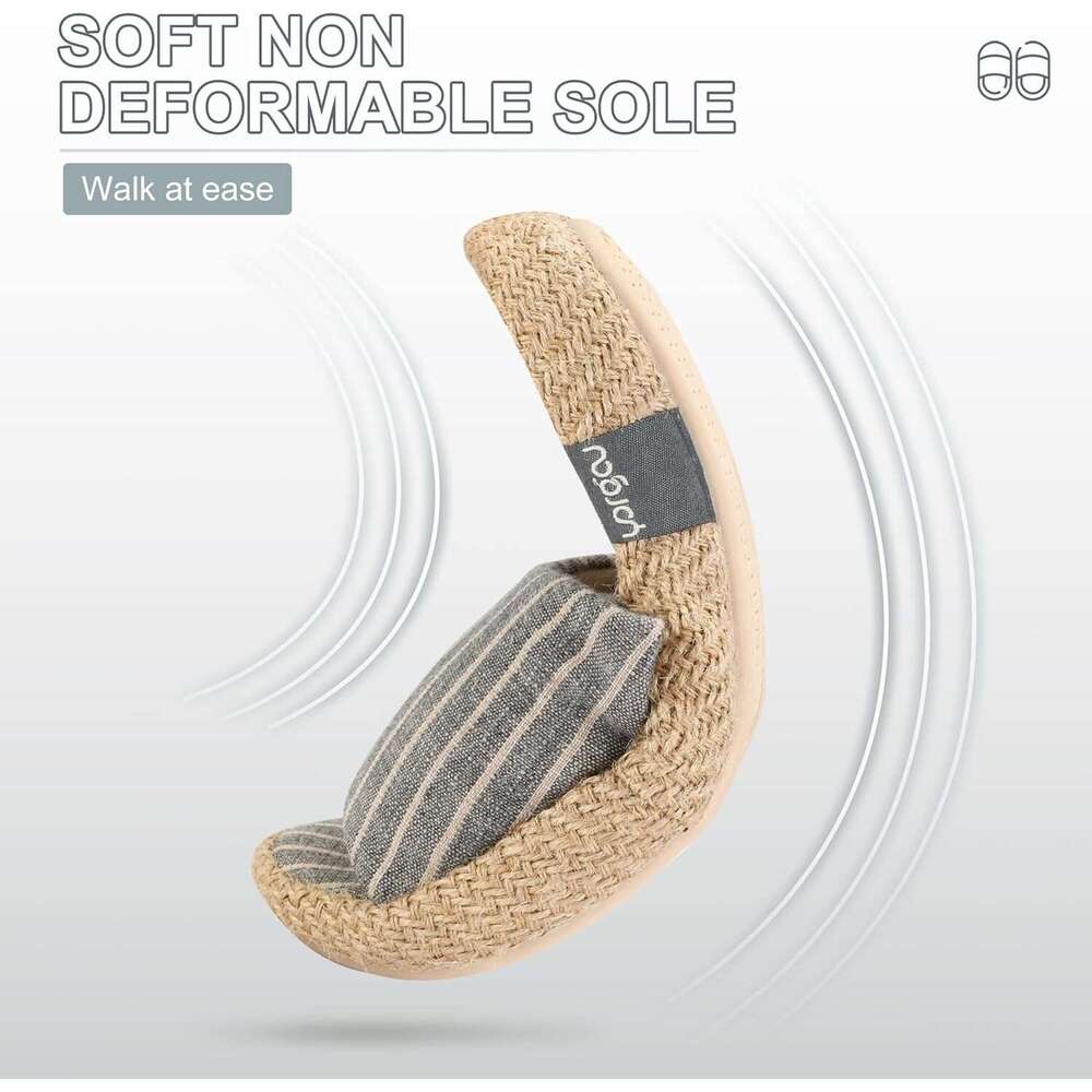 Summer for Indoor Open Toe Women House Slippers Cotton and en Shoes Breathable Home TPR Outsole