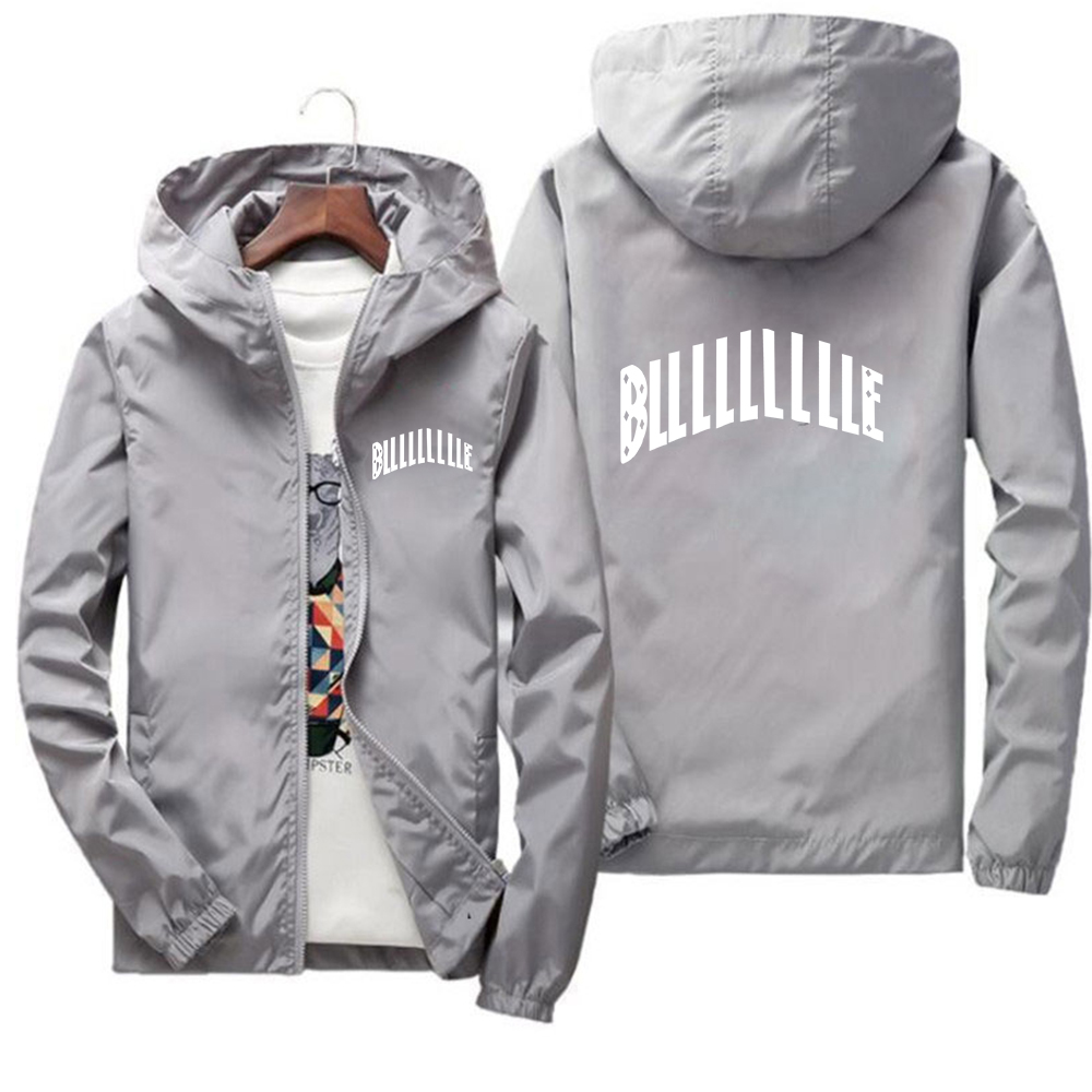 Mens Hoodie Jacket Spring Autumn Coat Windrunner Fashion Hooded men jackets Sports Windbreaker Casual Zipper Coats Man Outerwear Clothing