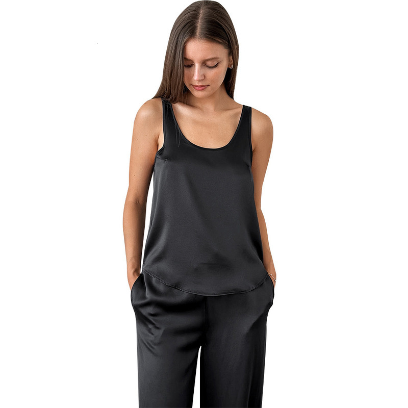 Casual Vest, Pants, Pajamas Set, 2025 Summer New Style, Simple Pajamas, Comfortable Home Wear For Women