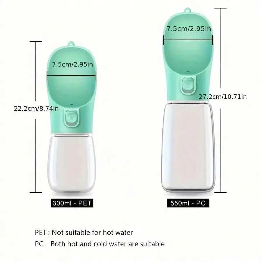 New portable pet water cup accommodation kettle cat drinking fountain dog drinking cup travel supplies Y250319