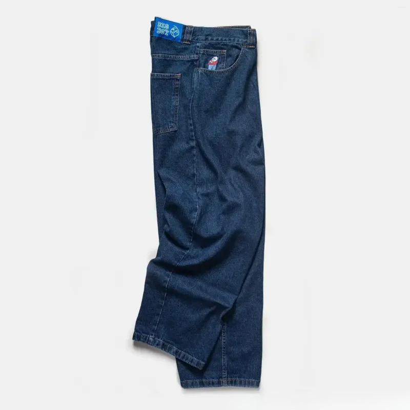 2025 S Fashion Designer Men S Jeans Y K Polar Big Boy Skate Collection Hip Hop Streetwear Embroidery Pants Baggy Mens Womens High Waist Wide Trouser