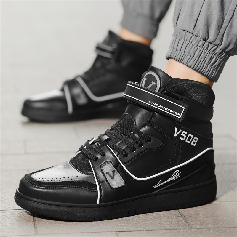 Basketball shoes Outdoor couples sports track shoes Luminous shoes High Top Doc Martens men's shoes Casual shoes 2025