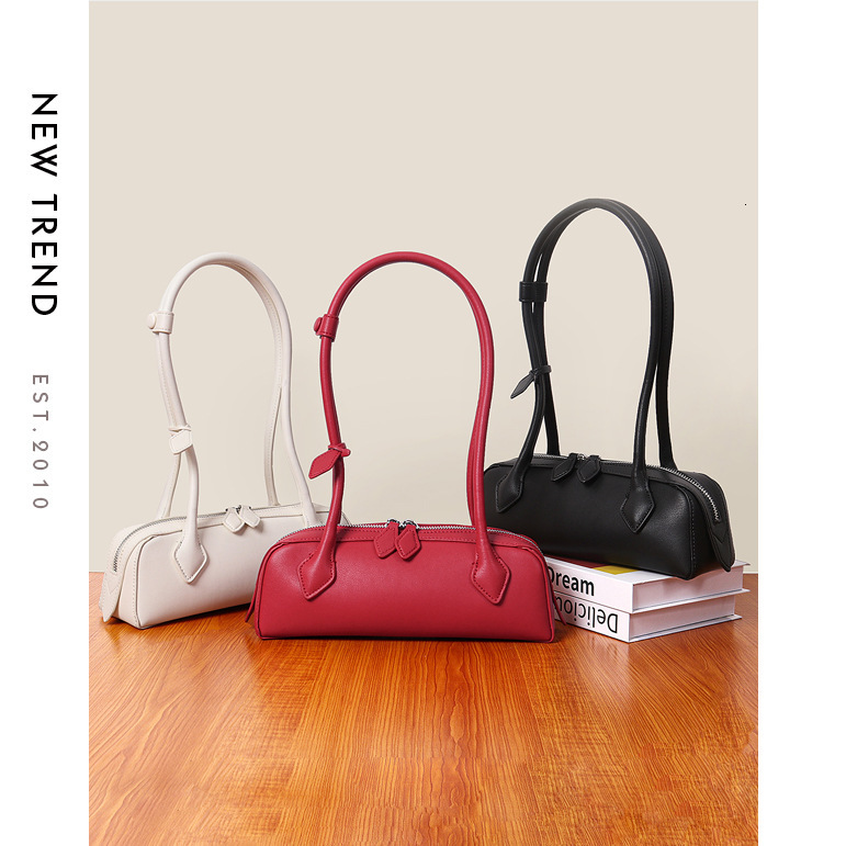 Women S New Niche Design Armpit High Version Leather Shoulder Large Capacity Versatile Women S Bag Shoulder Bags