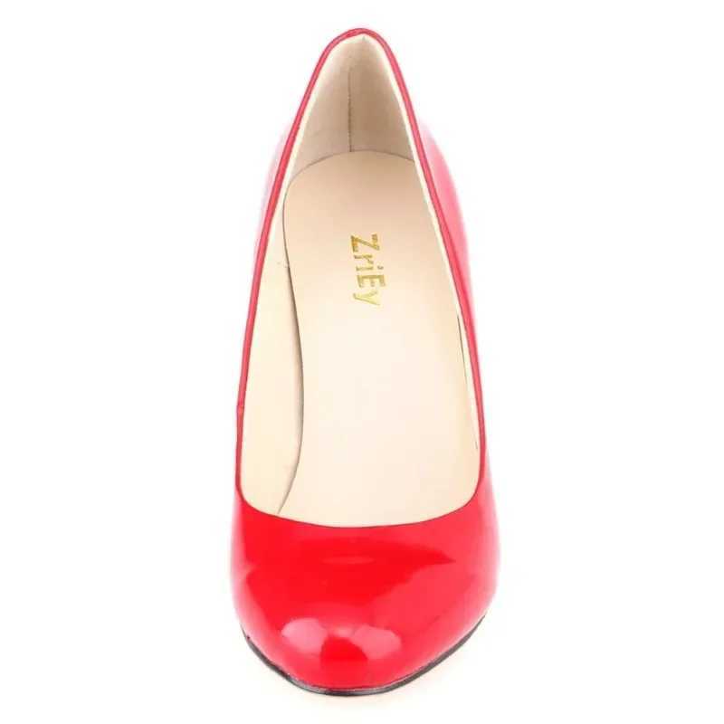 New Classic Warm Pump Sexy Round Toes 9cm Medium Density Cat High H Shoes Spring Brand Design Black Red Dress Wedding Shoes Y250319