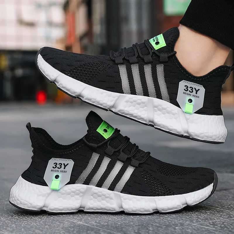 Mens breathable classic running shoes womens outdoor lightweight and comfortable mesh shoes sliding walking sports shoes neutral tennis shoesW250320