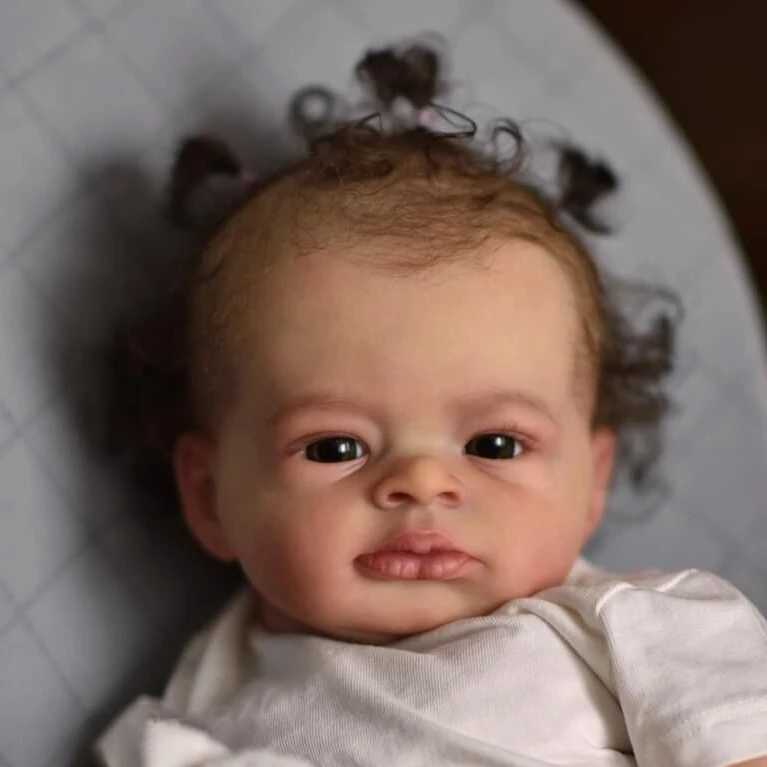 NPK 19 inch Life Regeneration Baby Lanny Doll Real Baby Doll Art Production 3D Skin Life Baby Collection Doll W250320