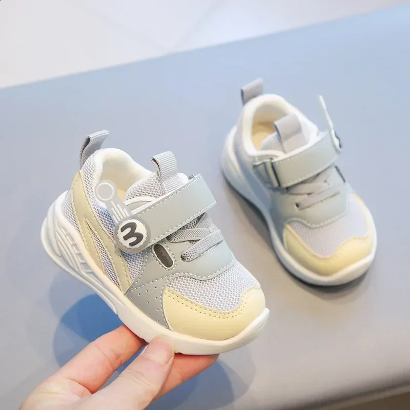 0-3 Years Baby Casual Shoes Toddler Sneakers Infant born Outdoor First Walkers Breathable Anti-slip Baby Boy Girl Sport Shoes 250319