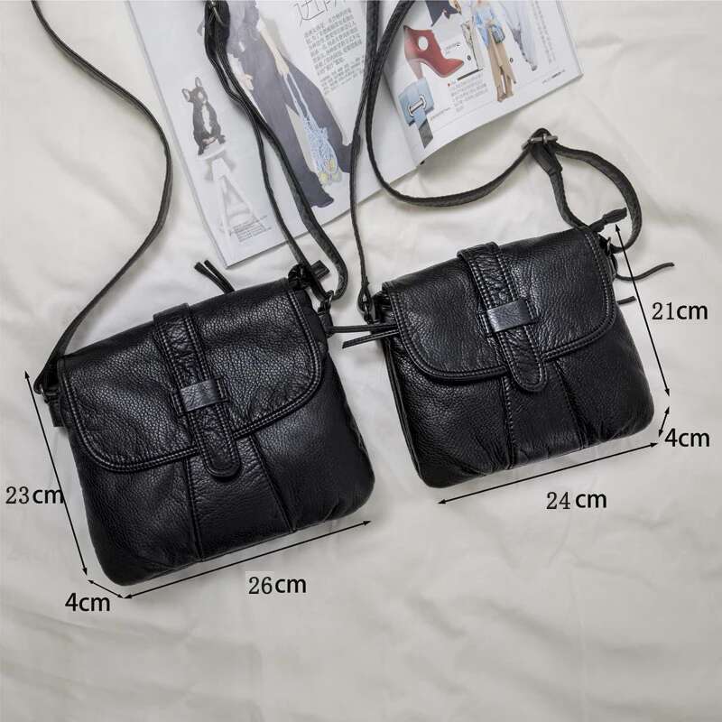 Soft Leather Women Messenger Casual Women's Shoulder Crossbody Female Handbag Black Bolsa Feminina Girl Bag