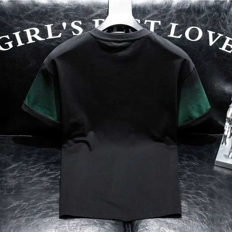Mens T-shirt Alphabet printed top black Heather mens T-shirt cheap clothing and high-quality Harajuku fashion wholesale hotT250319