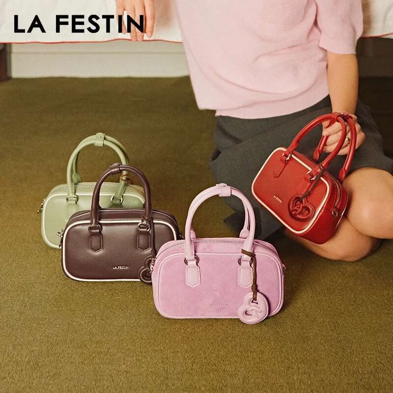 LA FESTIN Original Brand Women's bag 2025 New Shoulder Fashion Hand Ladies Leather Crossbody Bag Designer Bags