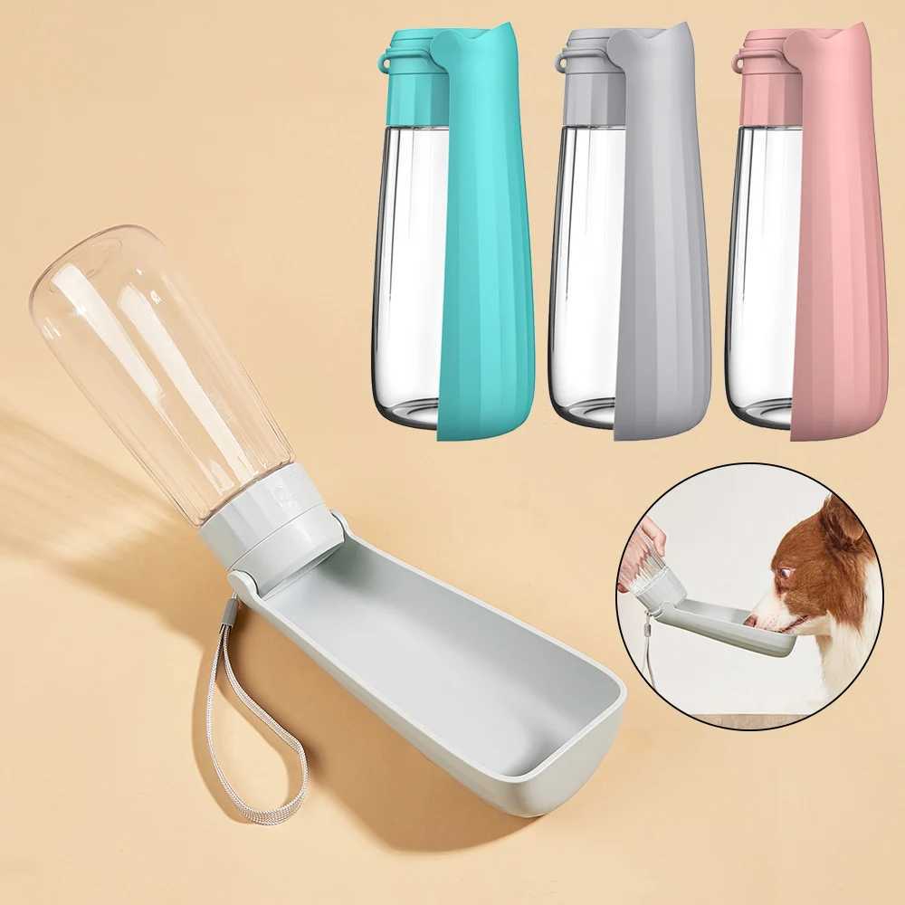 Pet small dog water bottle portable foldable dog water dispenser outdoor walking Chihuahua water bowl for small and large dogs Y250319