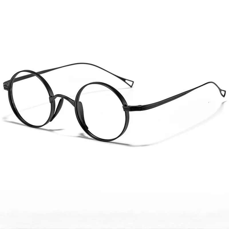 Japanese pure eyeglass frame handmade retro oval round mens eyeglass frame women Myopia reading eyeglass frame 250228