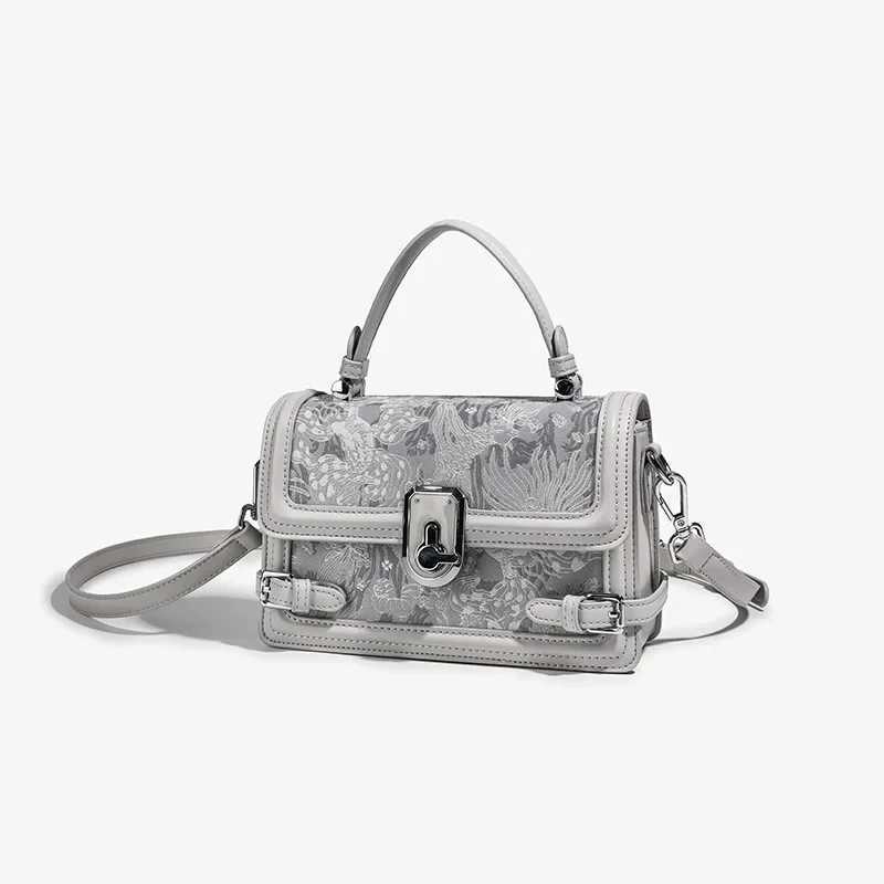 Moonlight Jewelry Box Womens Fashion 2024 New Style Commuter Single Shoulder Handbag Fresh Casual Daypack Bag Y250319
