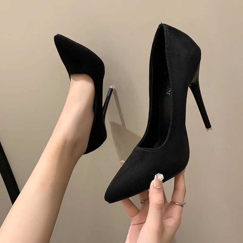 Autumn Stiletto Shoes Fi Cool 12cm Stiletto Wedding Shoes Banquet Shoes Plus Size 50 Y250319