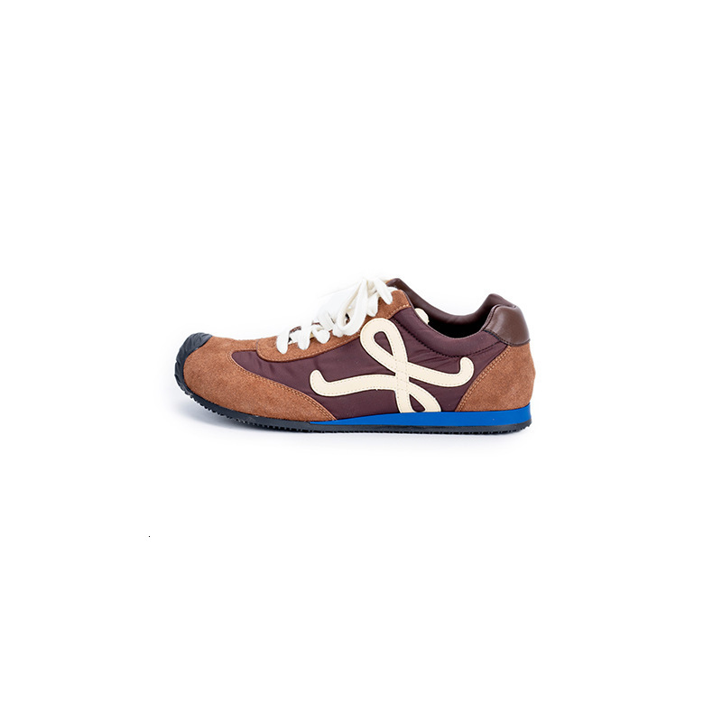 2025 New Luojia Genuine Leather German Training Sports Women's Lace up White Designer Fashion Shoes