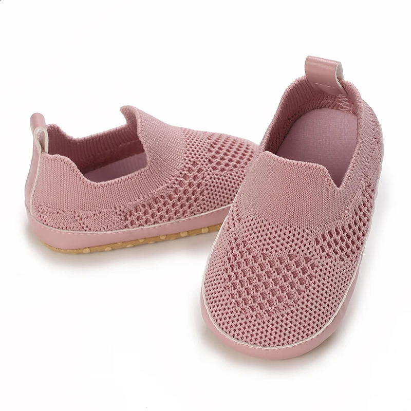 Baby Shoes For Boys And Girls For The First Time Walking Breathable And NonSlip Learning Bike Barefoot Mesh Sports Shoes 250319