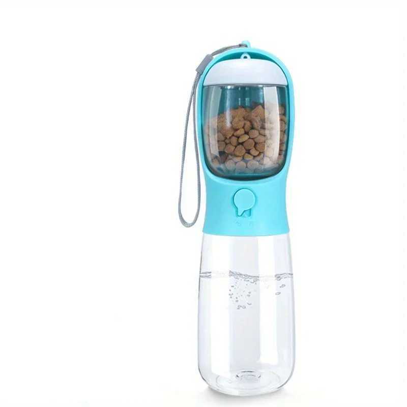 Portable dog and cat water bottle with storage containers for food and water used for feeding small dogs and pets outdoor travel pet beverage bowls Y2