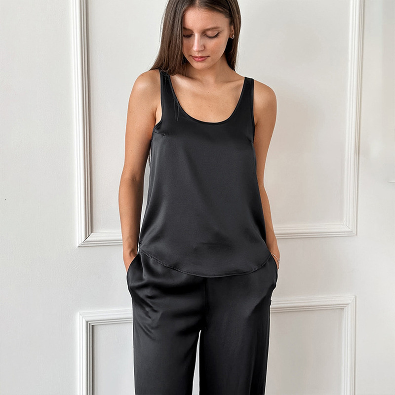 Casual Vest, Pants, Pajamas Set, 2025 Summer New Style, Simple Pajamas, Comfortable Home Wear For Women