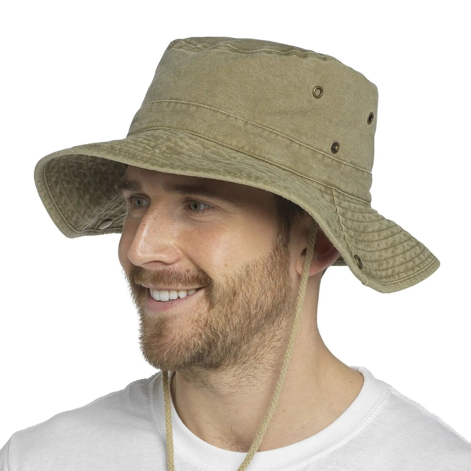 2025 Blue Cowboy Hiking Bucket Hats with String Men Denim Beach Sun Hat for Women Outdoor Couple Bob Panama Summer Fisherman Cap 250320