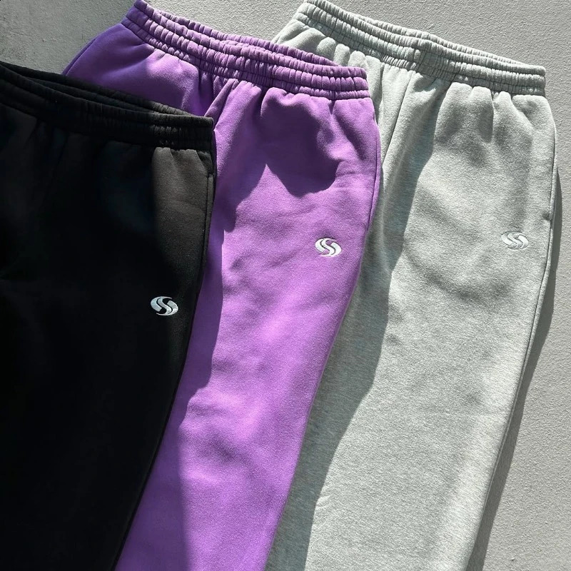 Y2K adjustable bagged cotton pants ed wide leg extended floor fashionable Harajuku hiphop mens sweater 250317