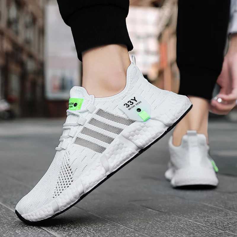 Mens breathable classic running shoes womens outdoor lightweight and comfortable mesh shoes sliding walking sports shoes neutral tennis shoesW250320
