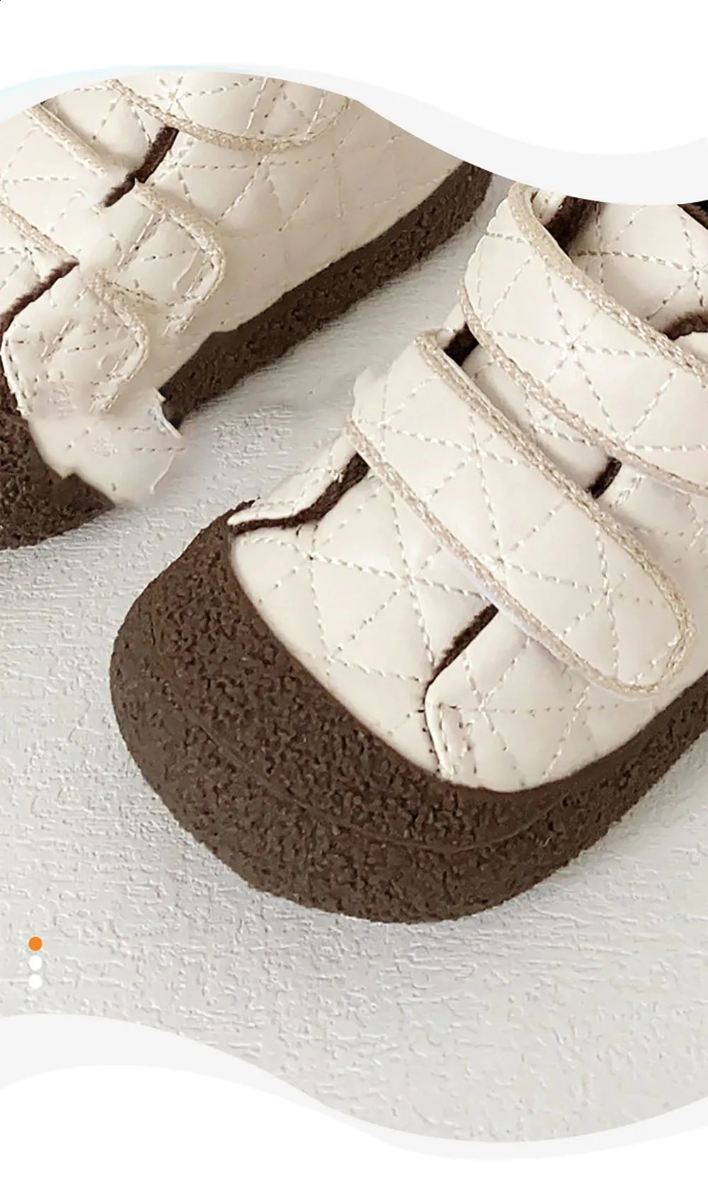 Winter Cotton Toddler Shoes For Baby PU Leather Thick Warm Plush First Step Footwear Lightweight Anti-slippery Infant Shoes 250319