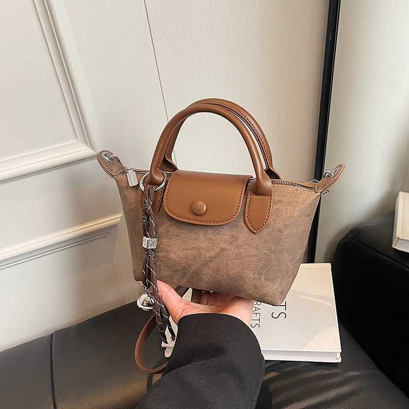 Unique Square Satchels Crossbody Bag - Vintage textured leather handbag Parisian minimalist luxury style Y250319