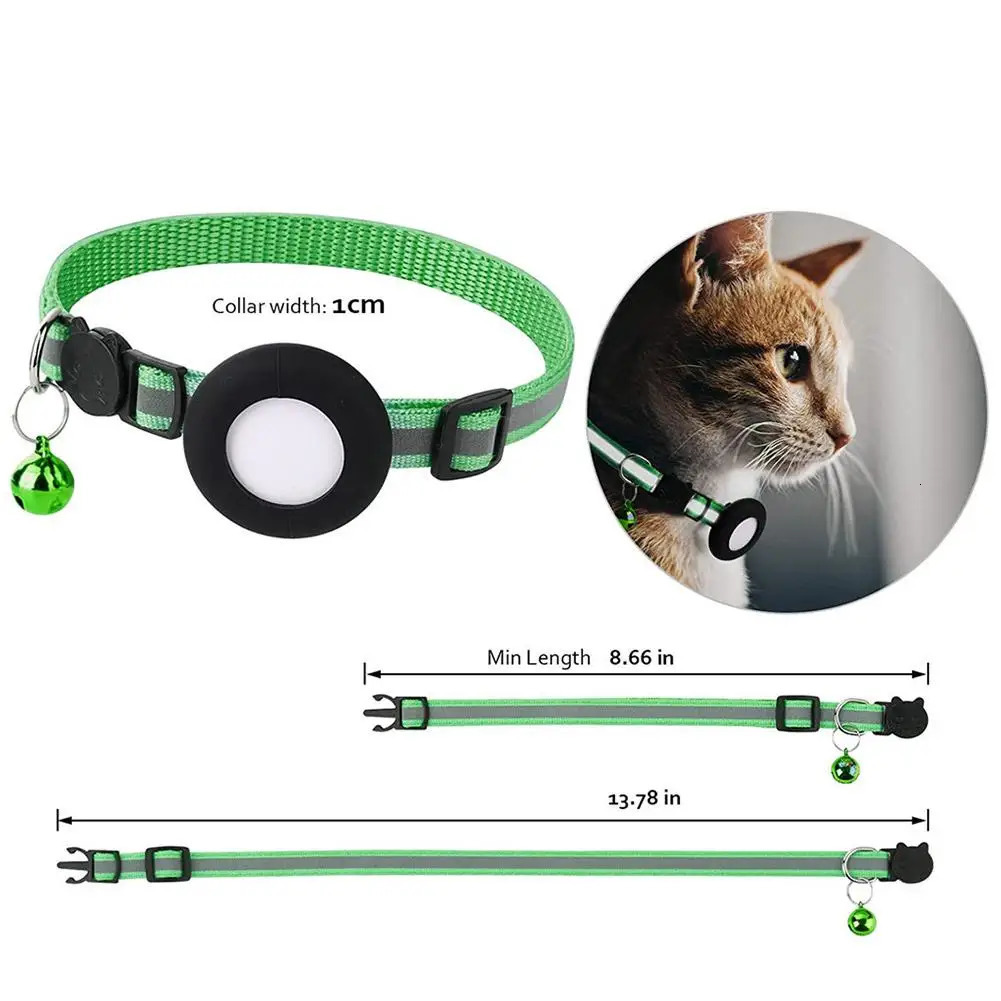 Airtag Case collar for cats protective cover with anti loss locator tracker dog accessories reflective pet 250320