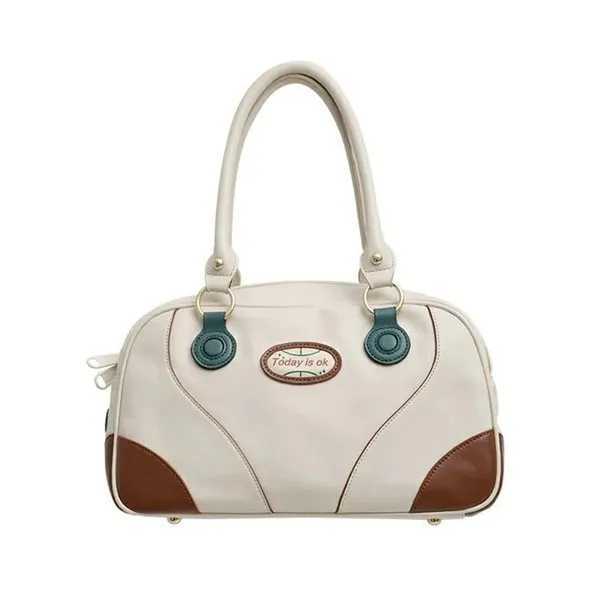Womens shoulder support bowling bag American retro style portable college style backpack travel Y250319