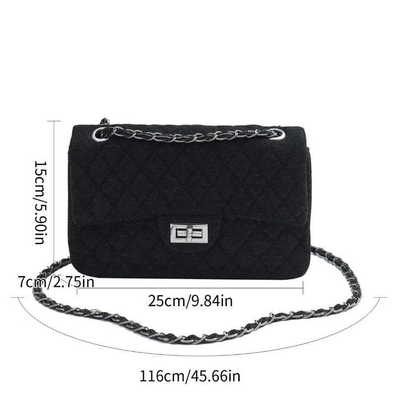 Newly arrived embryo chain cross body bag that is easy to match fashionable shoulder K-shaped small square bag Y250319