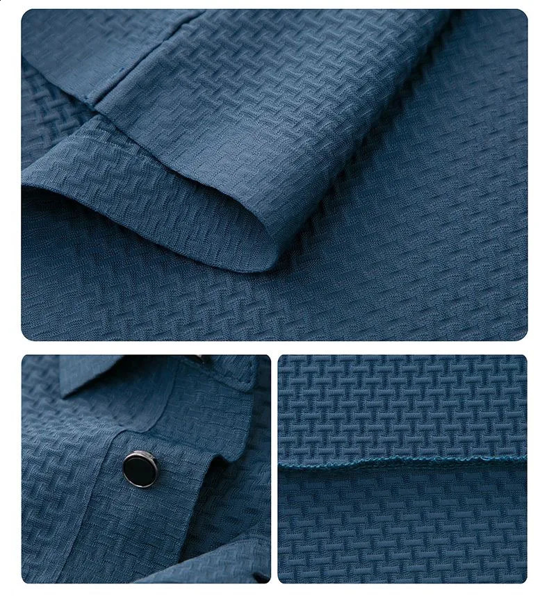 High end Ice Silk Elastic Polo Shirt Summer Polo Neck T-shirt Business Fashion Mens Short Sleeve CasualStyle 250319