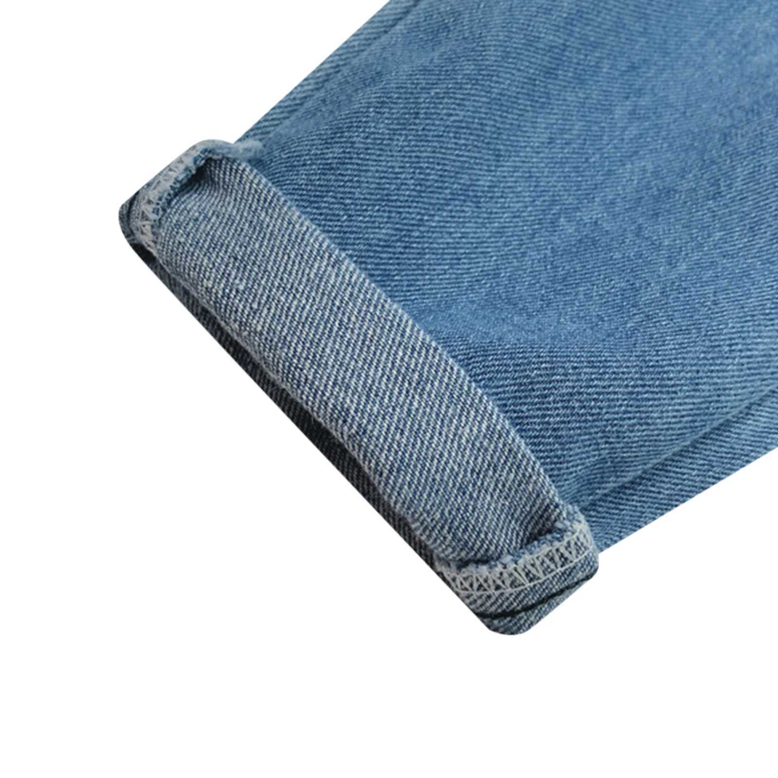 Quick view Wish list 0-5Years Toddler Baby Girls Jeans All-Match Elastic Waist Denim Ripped PantsT250326