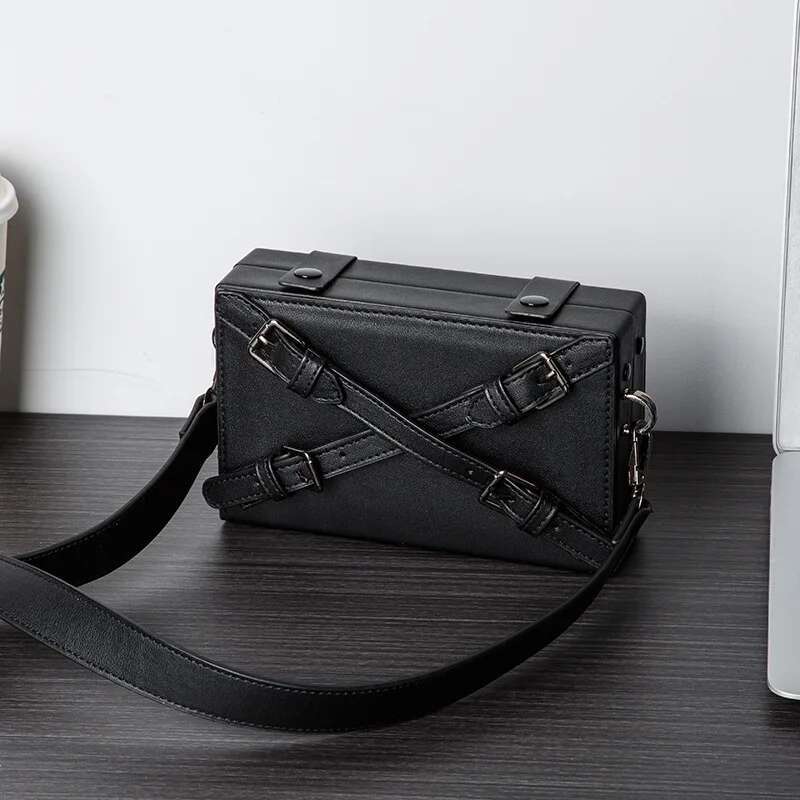 New Style Crossbody Men Box Shape Bags Fashion Brand Design Men's Crossbdoy Shoulder Messenger Bag Mobile Phone Handbags