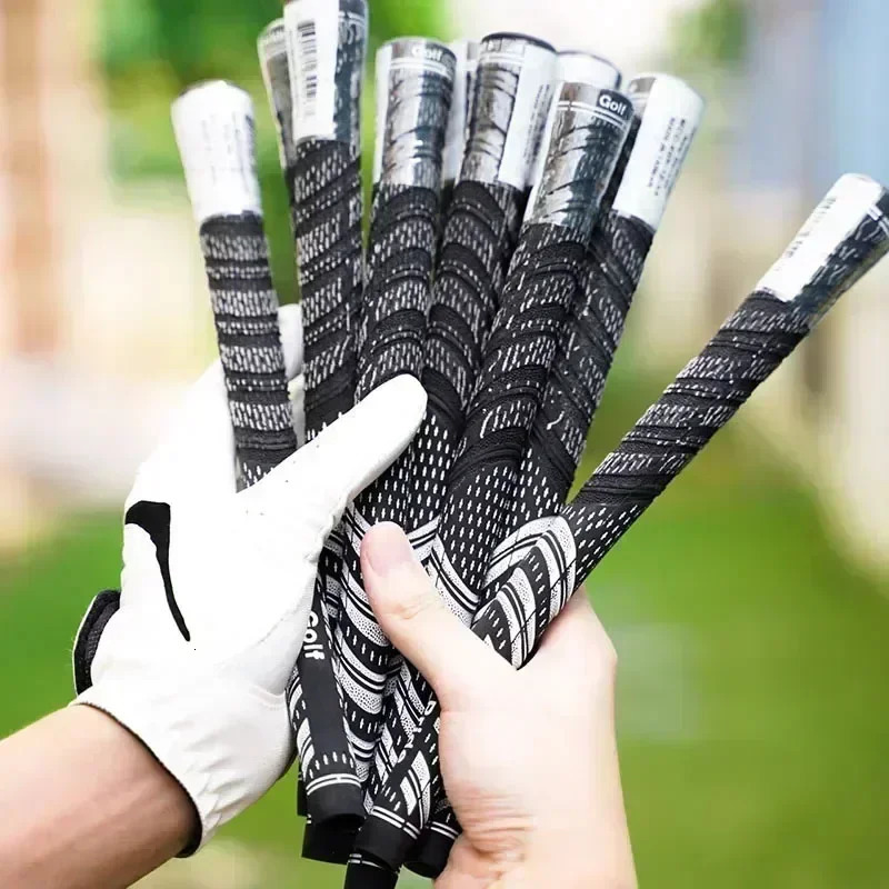 5/13pcs Standard/Midsize Golf Grip Rubber Golf Grips Cotton Yarn Golf Club Grips Iron and Wood MNC Grip Universal Accessories 250320
