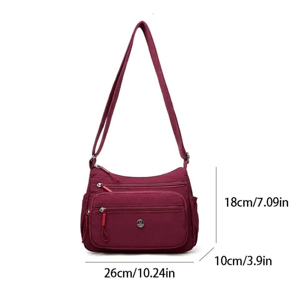 Quality Middle-Aged Women's Fashion Shoulder Bags Versatile Nylon Crossbody Large-Capacity Mother's Bag For Daily Travel