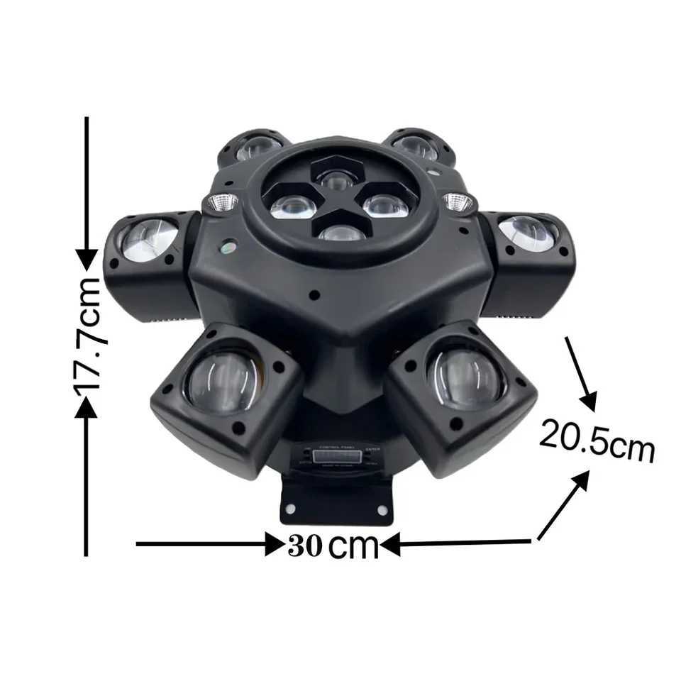 150W mobile headlight RG laser stage light strobe DMX controller DJ disco light RGB rotating party light strip Z250320
