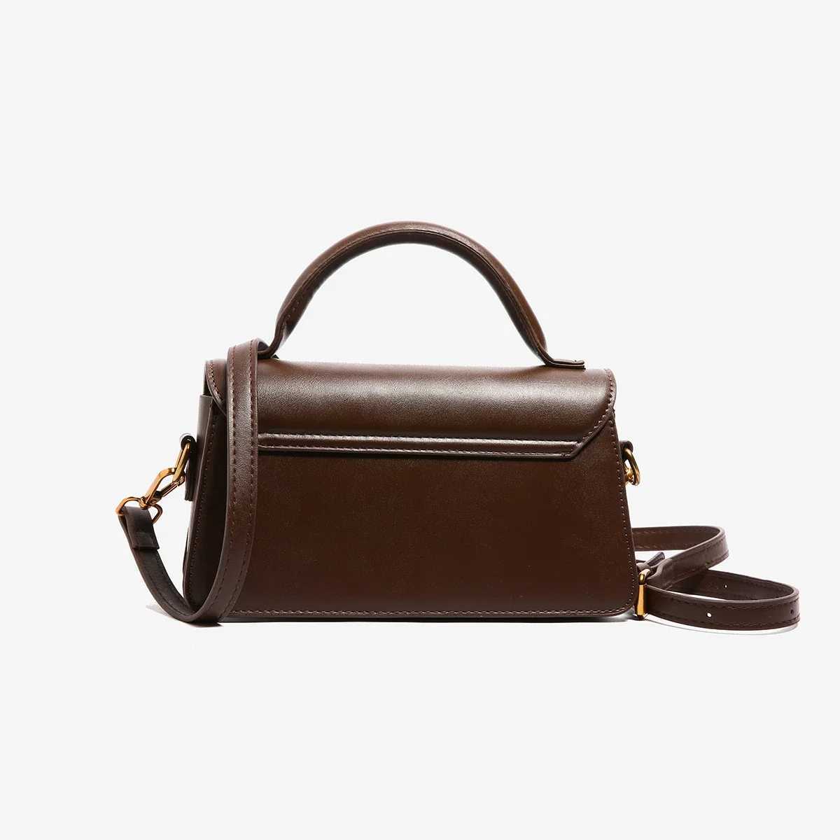 Small Leather Armpit Bags for Women Chain Shoulder Crossbody Bag Ladies Vintage Underarm Handbags Summer Y250319