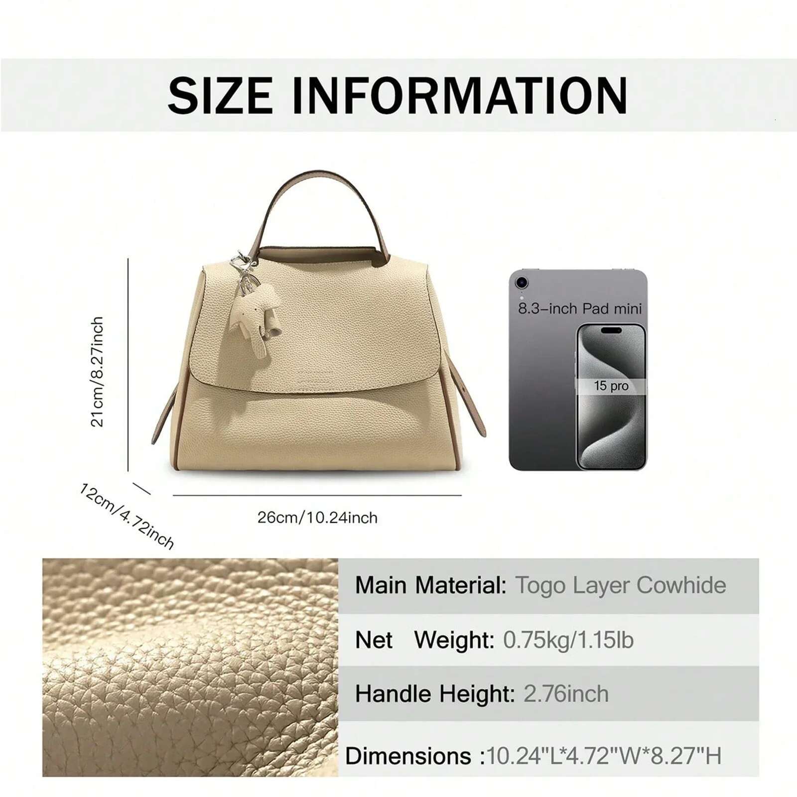 ITAMOOD Genuine Leather Women Fashion Versatile Tote Crossbody Shoulder Handbag Satchel Purse Female Bag Valentine's Daygift
