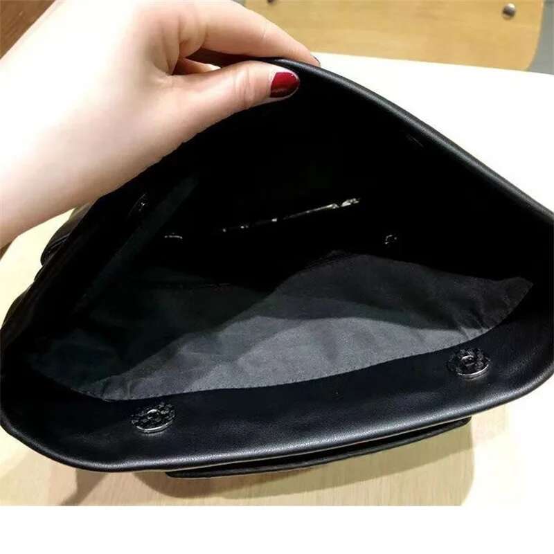Serpentine Pattern Women Genuine Leather Clutch Bag Patchwork Ladies Chain Cowhide Shoulder Or Crossbody Bags