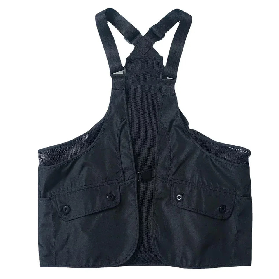 Vacation Daily Holiday Top Vest Hip Hop Loose Men Sleeveles Harajuku Solid Color Streetwear Vests Workwear Vest 250318