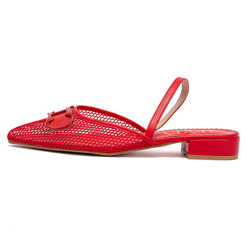 Designer CHCH Trendy Fashionable Women's With Hollowed Out Letter Design Flat Shoes, Elegant And Versatile Casual Single Shoes