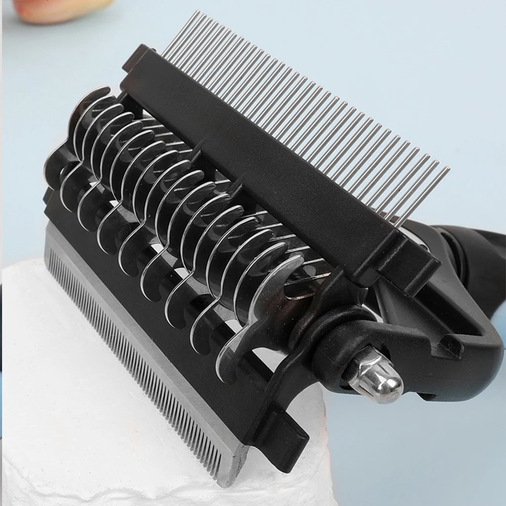 3in1 pet hair removal brush dog fur knot cutter puppy cat comb beauty products 250318