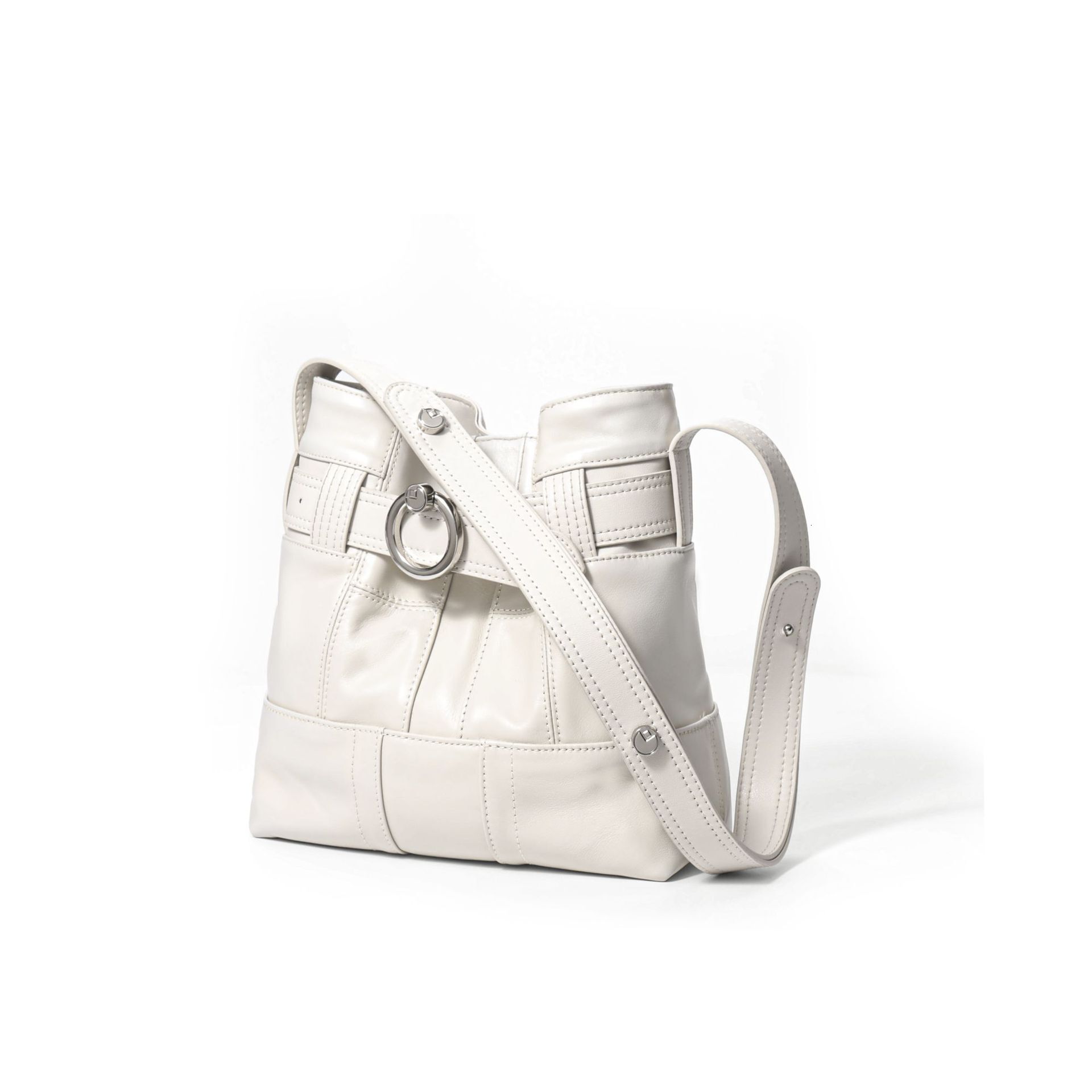 Bag Korean Lazy Style New Niche Design Single Shoulder Underarm Leather Diagonal Cross Bucket Bag Shoulder Bags