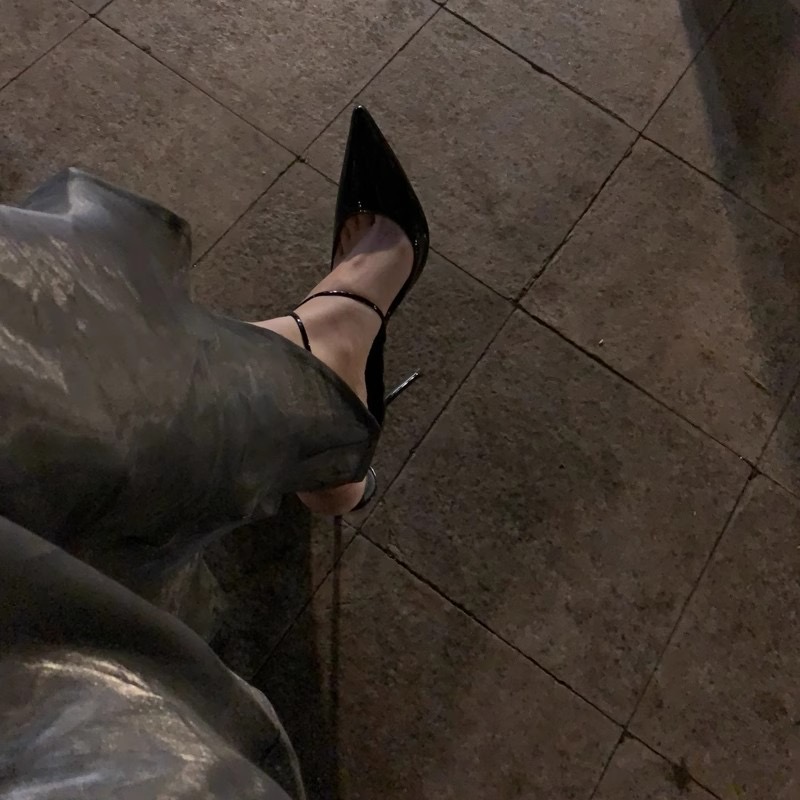 Dress Shoes Moraima Snc Nude Patent Leather High Heel Sexy Pointed Toe Ankle Strap Stiletto Pump Black White Red 230823