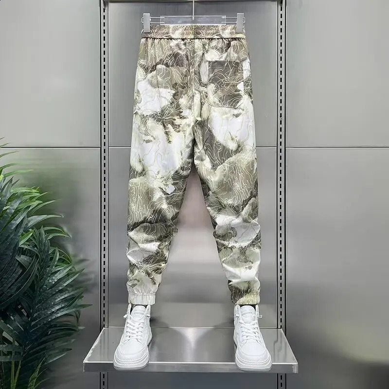Running Mens Trousers Y2k Pants Gym Summer Joggers Korean Fashion Clothing Jogging Sweatshirts Large Sports Equipment 250319